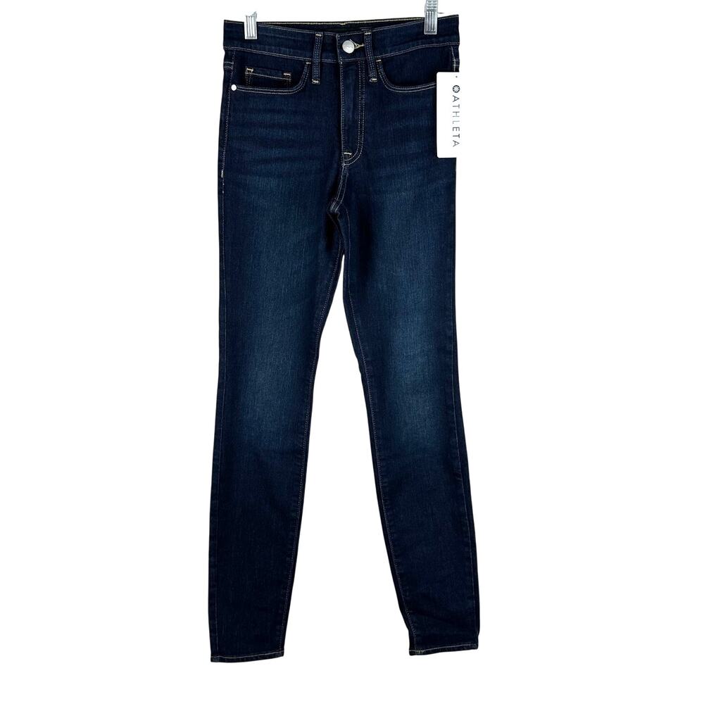 Athleta Sculptek Ultra Skinny Midnight Jeans Women's Size 0 New With Tags